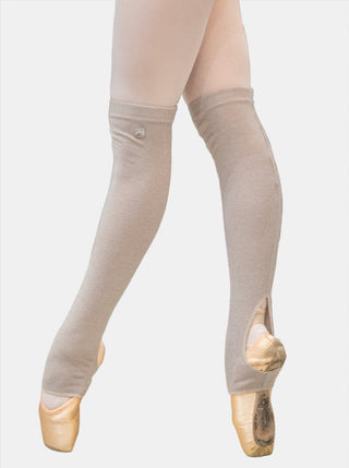 Beige Short Dance Leg Warmers MP921 for Women and Men by Atelier della Danza MP
