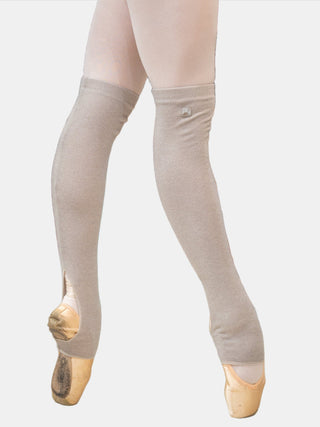Beige Short Dance Leg Warmers MP921 for Women and Men by Atelier della Danza MP
