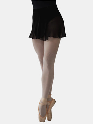 Black Wrap Short Dance Skirt MP301 for Women by Atelier della Danza MP