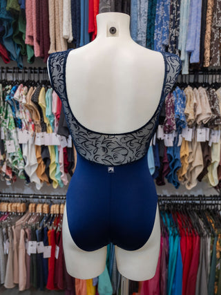 Blue Velvet Dance Tank Leotard MP229 for Women by Atelier della Danza MP