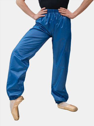 Bright Blue Warm-up Dance Trash Bag Pants MP5003 for Women and Men by Atelier della Danza MP