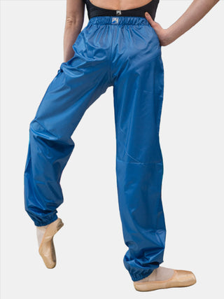 Bright Blue Warm-up Dance Trash Bag Pants MP5003 for Women and Men by Atelier della Danza MP