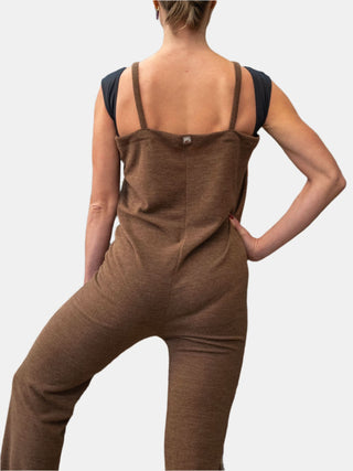 Brown Warm-up Dance Overalls for Women and Men Atelier della Danza MP