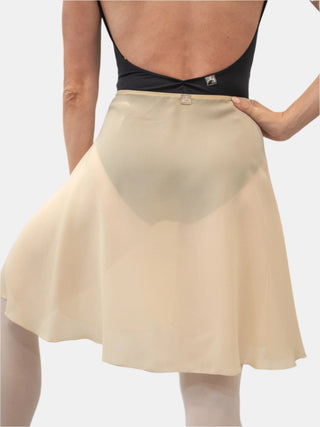 Champagne Wrap Long Dance Skirt MP339 for Women by Atelier della Danza MP