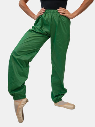 Green Warm-up Dance Trash Bag Pants MP5003 for Women and Men by Atelier della Danza MP