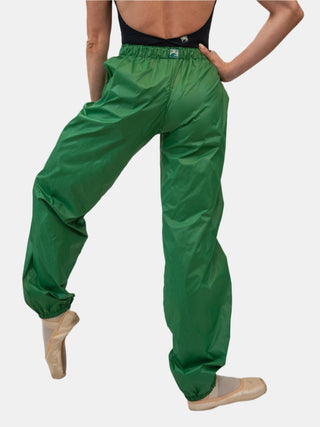 Green Warm-up Dance Trash Bag Pants MP5003 for Women and Men by Atelier della Danza MP