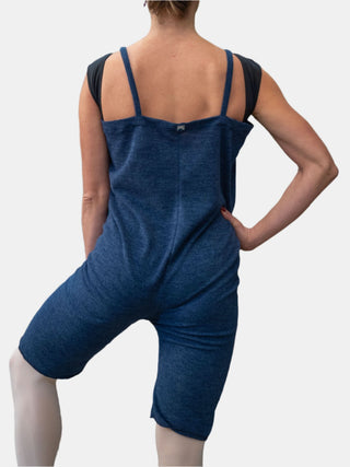 Indigo Warm-up Dance Romper for Women and Men Atelier della Danza MP