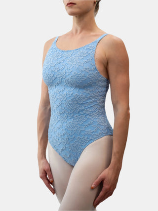 Light Blue Dance Spaghetti Straps Leotard MP698 for Women by Atelier della Danza MP