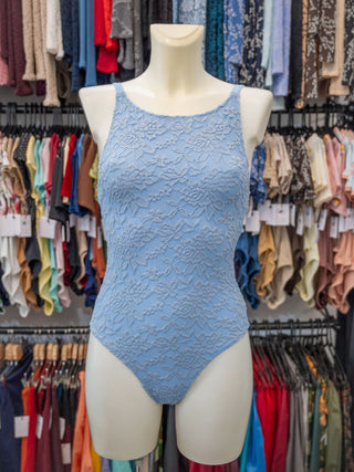 Light Blue Dance Spaghetti Straps Leotard MP698 for Women by Atelier della Danza MP