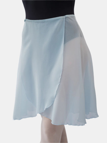 Light Blue Wrap Long Dance Skirt MP339 Atelier della Danza MP