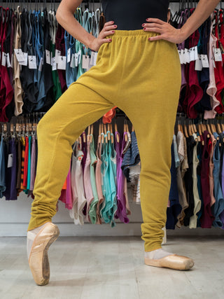 Mustard Warm-up Dance Harem Pants MP912 for Women and Men by Atelier della Danza MP
