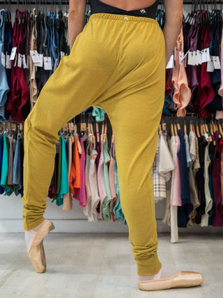 Mustard Warm-up Dance Harem Pants MP912 for Women and Men by Atelier della Danza MP
