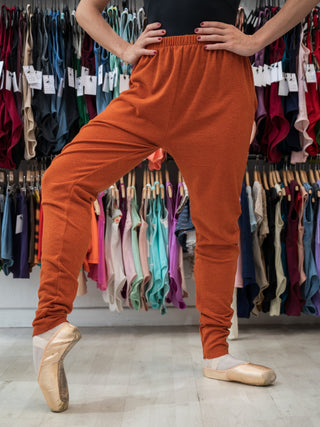 Orange Warm-up Dance Harem Pants MP912 for Women and Men by Atelier della Danza MP
