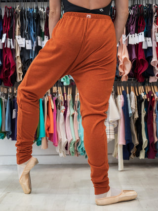 Orange Warm-up Dance Harem Pants MP912 for Women and Men by Atelier della Danza MP