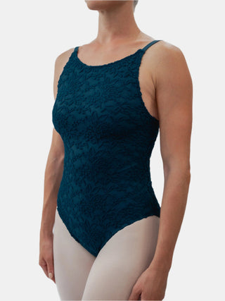 Petrol Dance Spaghetti Straps Leotard MP698 for Women by Atelier della Danza MP