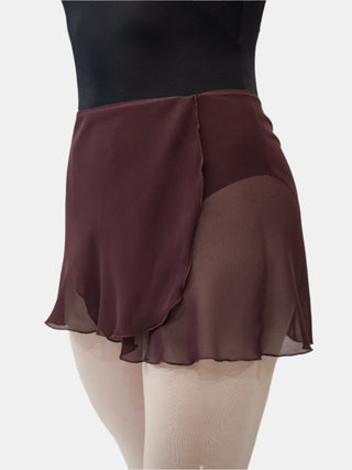 Plum Wrap Short Dance Skirt MP301 for Women by Atelier della Danza MP