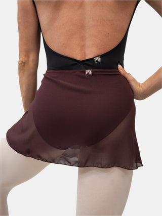 Plum Wrap Short Dance Skirt MP301 for Women by Atelier della Danza MP