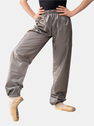 Gray Warm-up Dance Trash Bag Pants MP5003 for Women and Men by Atelier della Danza MP